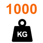 Težina vrata do 1000 kg