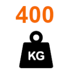 Težina vrata do 400 kg