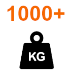 Težina vrata veća od 1000 kg