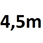 Širina prolaza do 4,5 m