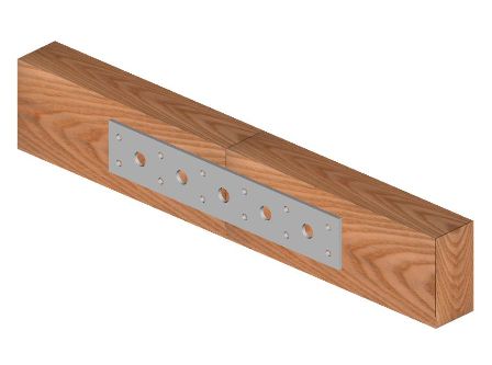 Primjer upotrebe spojne ploče s otvorima od 40mm