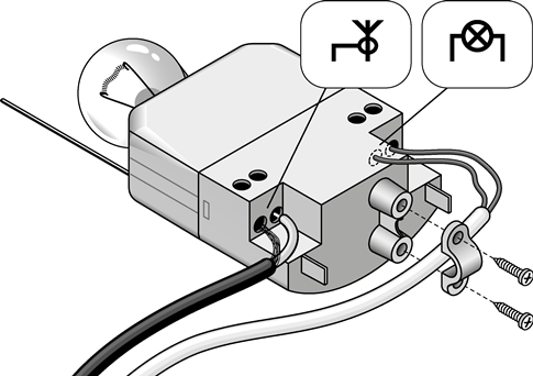 Spajanje elektronike signalne svjetiljke NICE Era Light EL/ELB/EL24