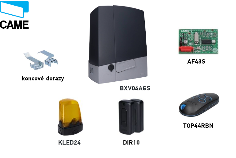 Komplet CAME BXV04AGS