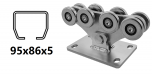 Kolica CAIS SPEED ME za C-profil 95 × 86 × 5 mm