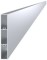 Aluminijska lamela za ogradu 100x16 mm, pravokutnog oblika, bez površinske obrade, 6 m
