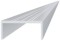 Aluminijski pričvrsni profil za lamele, U-profil, širina 50 mm, AL-UP3, 6 m