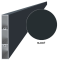 Aluminijska letvica za ogradu 100x16 mm, antracit RAL7016, glatka površina